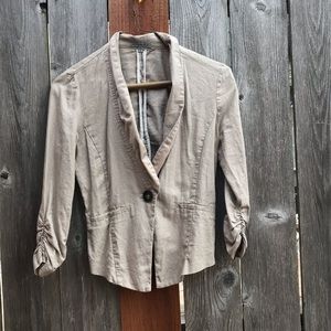 Charlotte Russe XS Tan Blazer